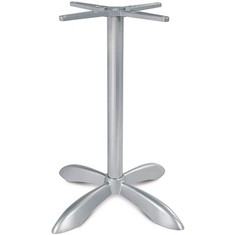 Double Aluminum Pedestal Table Base